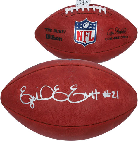 Ezekiel Elliott Dallas Cowboys Autographed Duke Game Football