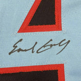FRAMED Autographed/Signed EARL CAMPBELL 33x42 Black Football Jersey Beckett COA