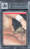 Hulk Hogan Authentic Signed 1985 Topps WWF Stickers #22 Card Auto 10 BAS Slabbed