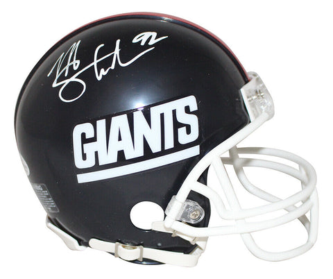 Michael Strahan Autographed New York Giants 81-99 Mini Helmet BAS 30404