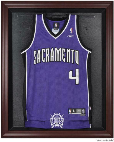 Sacramento Kings Mahogany Framed Team Logo Jersey Display Case-Fanatics