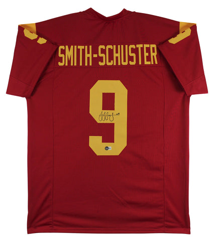 USC JuJu Smith-Schuster Authentic Signed Maroon Pro Style Jersey BAS Witnessed