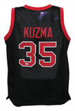 Kyle Kuzma Autographed/Signed College Style Black XL Jersey BAS 31098