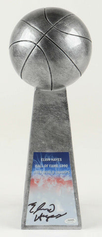 Elvin Hayes Signed Hall of Fame 14" Basketball Championship Trophy (Schwartz)