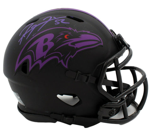 Ray Lewis Signed Baltimore Ravens Speed Eclipse NFL Mini Helmet