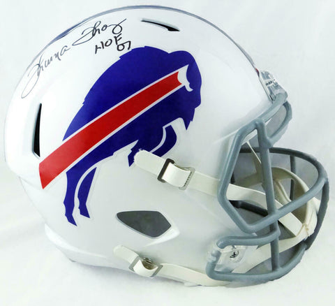 Thurman Thomas Autographed Buffalo Bills F/S Speed Helmet- JSA W Auth *Black
