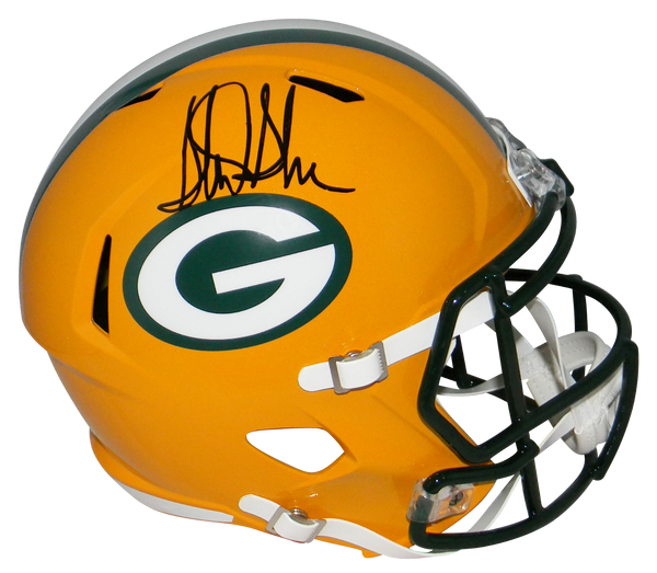 STERLING SHARPE AUTOGRAPHED GREEN BAY PACKERS FULL SIZE SPEED HELMET BECKETT