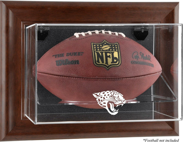 Jacksonville Jaguars Brown Framed Wall-Mountable Football Case - Fanatics