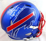 OJ Simpson Autographed Bills F/S Flash Speed Authentic Helmet w/3 Insc.-JSA W