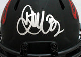 Jamal Anderson Autographed Falcons Eclipse Speed Mini Helmet- JSA W *Silver