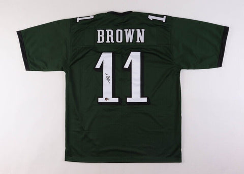 A.J. Brown Signed Philadelphia Eagles Green Jersey (Beckett) 2019 2nd Round Pick
