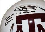 Johnny Manziel Signed Texas A&M Aggies Authentic Speed Helmet Beckett 38549
