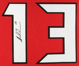 Mike Evans Signed Buccaneers 31x35 Custom Framed Jersey (JSA) Tampa Bay W.R.