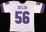 Lawrence Taylor Signed New York Giants Jersey (PSA COA) 2xSuper Bowl Champ L.B.