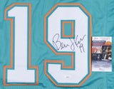 Bernie Kosar Signed Dolphins Teal Home Jersey (JSA COA) 2xPro Bowl / U of Miami