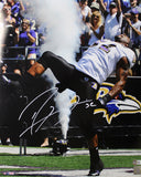 Ray Lewis Autographed/Signed Baltimore Ravens 16x20 Photo Beckett 38894