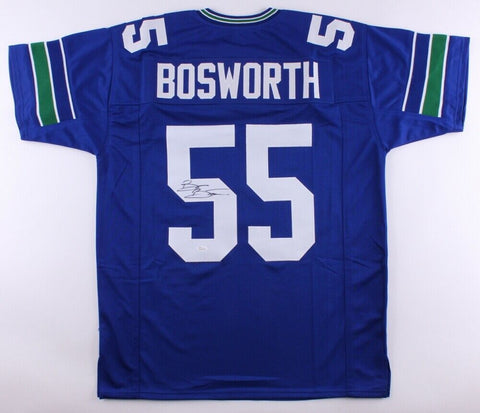 Brian Bosworth Signed Seattle Seahawks Jersey (JSA COA) Oklahoma Sooners L.B.