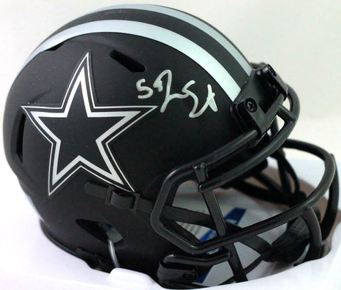 Jaylon Smith Autographed Dallas Cowboys Eclipse Mini Helmet- Beckett W *Silver