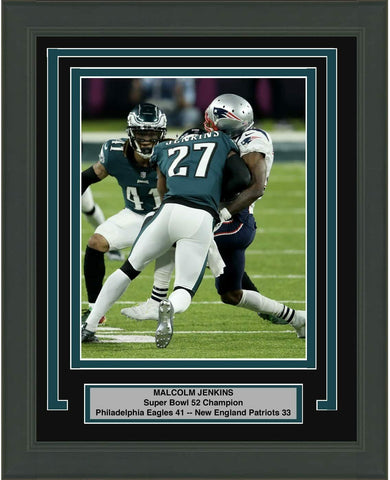 Framed Malcolm Jenkins Philadelphia Eagles Super Bowl 52 Champions 8x10 Photo