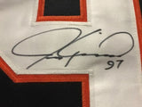 Autographed/Signed JEREMY ROENICK Philadelphia Black Hockey Jersey JSA COA Auto