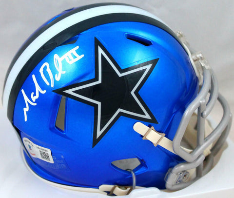 Marion Barber Autographed Dallas Cowboys Flash Speed Mini Helmet-Beckett W Holo