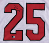 Zaven Collins Signed Cardinals Jersey (Beckett Holo) Arizona's 1st Rnd Pk 2021
