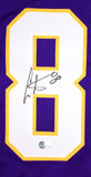Cris Carter Autographed Purple Pro Style Jersey-Beckett W Hologram *Black