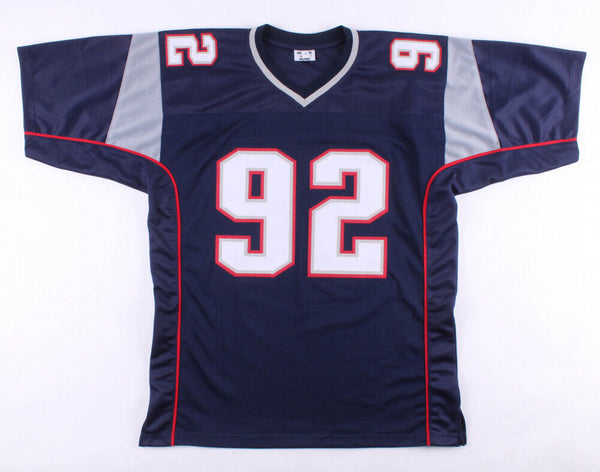 Ted Washington Signed New England Patriots Jersey (Pro Player