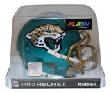 Fred Taylor Autographed Jacksonville Jaguars Flash Mini Helmet Beckett 35594