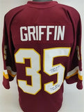 Keith Griffin "Super Bowl XXII Champs" Signed Washington Redskins Jersey JSA COA