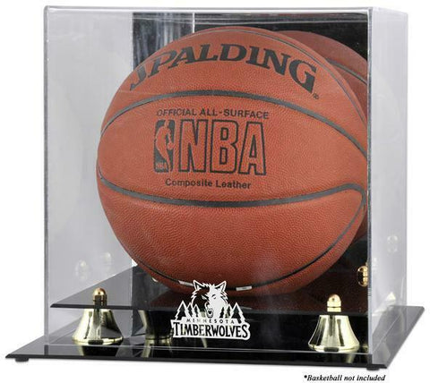 Minnesota Timberwolves (2008-2017) Golden Classic Basketball Display Case