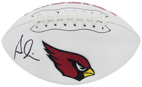Simeon Rice Signed Arizona Cardinals Jarden White Logo Football - (SCHWARTZ COA)