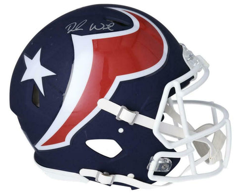 DESHAUN WATSON Autographed Texans Authentic AMP Speed Helmet FANATICS