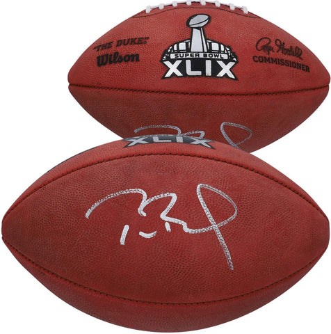 Tom Brady New England Patriots Signed Super Bowl XLIX Pro Football