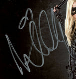 Katie Cassidy Signed Arrow Unframed 8x10 Photo - Black Canery with Stick