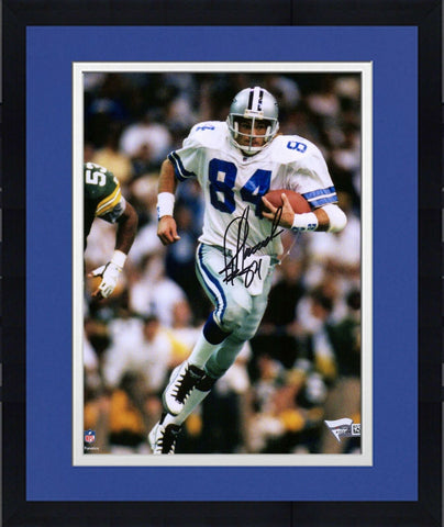 Framed Jay Novacek Dallas Cowboys Autographed 8" x 10" Running Photograph