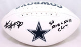 Alvin Harper Autographed Dallas Cowboys Logo Football W/ SB Champs-BAW Hologram