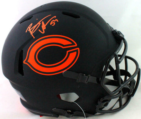 Brian Urlacher Signed Bears Authentic Eclipse Speed F/S Helmet- Beckett W*Orange