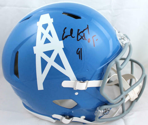 Earl Campbell Autographed Houston Oilers 60-62 Speed Authentic Helmet HOF-JSA W