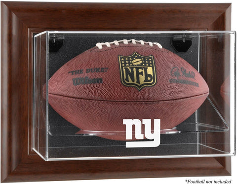 Giants Brown Football Display Case - Fanatics