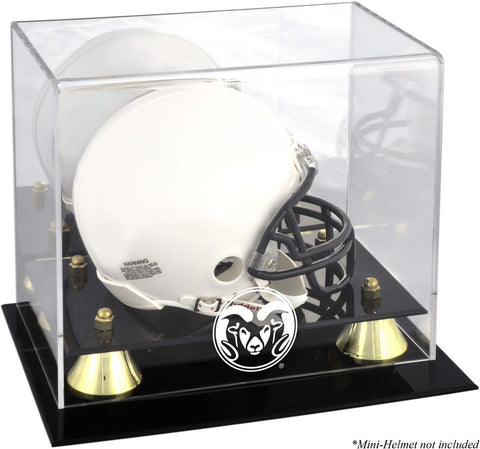 Colorado State Rams Golden Classic Mini Helmet Display Case