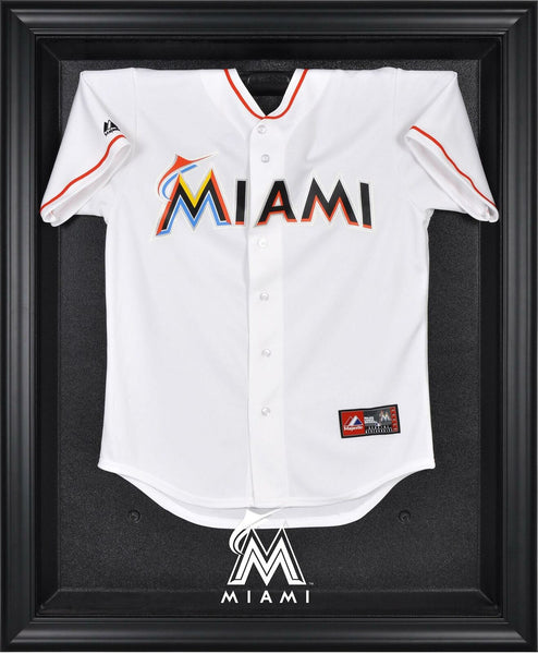 Miami Marlins Black Framed Logo Jersey Display Case - Fanatics Authentic