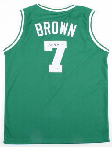 Dee Brown Signed Celtics Jersey (PSA Hologram)Boston's 1990 1st Round Pk / Guard