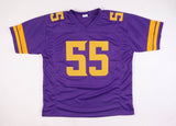 Za'Darius Smith Signed Minnesota Vikings Purple Color Rush Jersey (JSA COA) L.B.