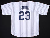 Barry Foote Signed Yankees Jersey Inscribed "'81 AL Champs" (JSA COA) Catcher
