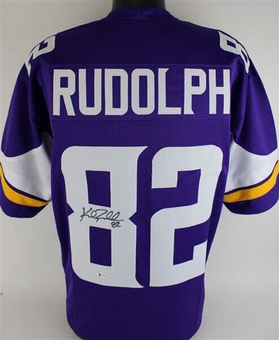 Kyle Rudolph Signed Minnesota Vikings Jersey (Beckett COA) All Pro Tight End