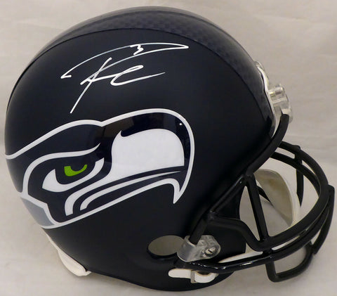 RUSSELL WILSON AUTOGRAPHED SEAHAWKS FULL SIZE HELMET IN WHITE RW HOLO 178967