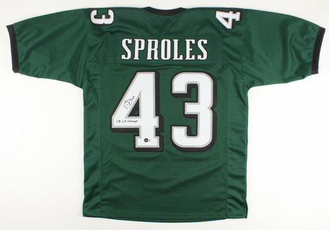 Darren Sproles Signed Philadelphia Eagles Jersey Ins "SB LII Champs" (Beckett)