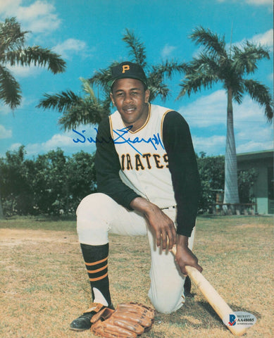 Pirates Willie Stargell Authentic Signed 8x10 Cardstock Photo BAS #AA48085