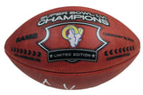 COOPER KUPP Autographed "SB LVI Champs" Super Bowl Champ Football FANATICS LE 56